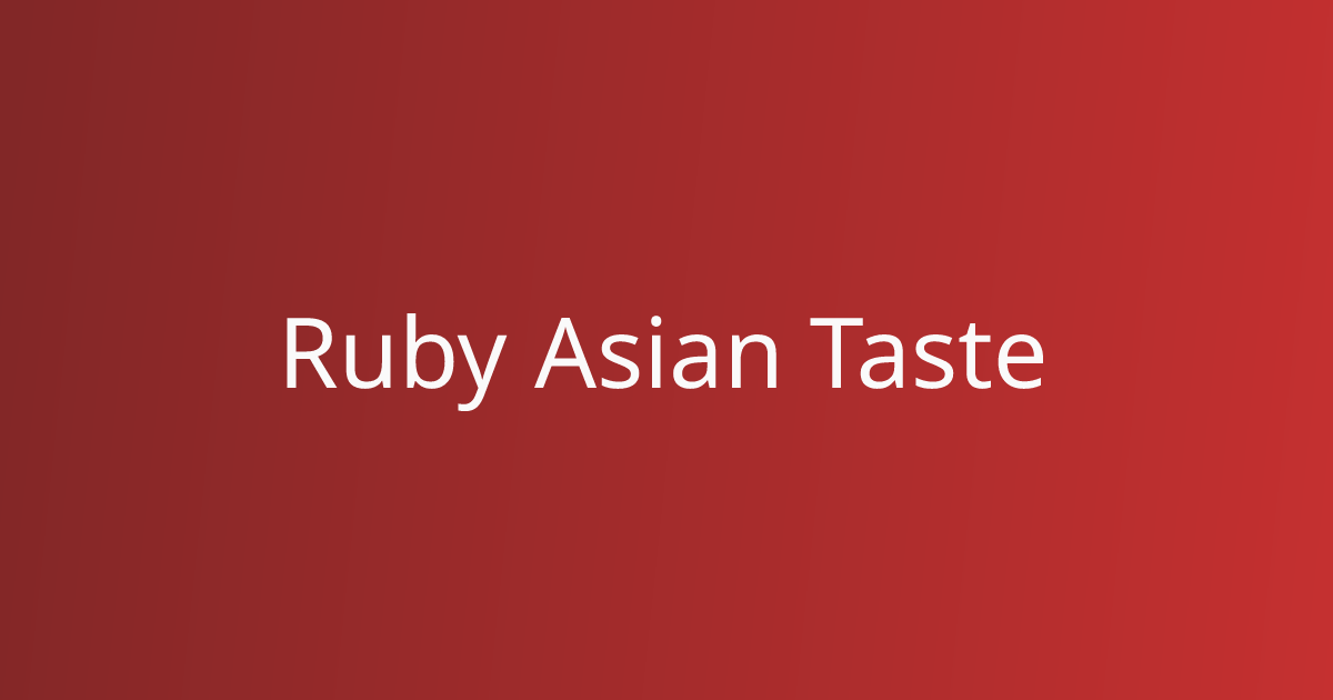 Ruby Asian Taste Best , in Melbourne, FL Order Online